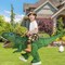 GOOSH Inflatable Dinosaur Halloween Riding Diplodocus Air Costume for Kids and Adults